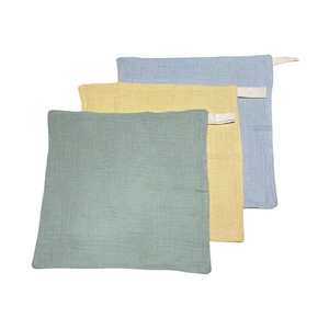Muslin Cloths 3pk: Multi