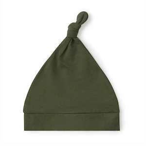 Knotted Beanie : Olive