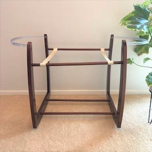 Stand For Moses Baskets: Rocking Stand : Chocolate