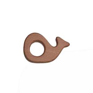 Wooden Teether/Playgym Toy : Whale
