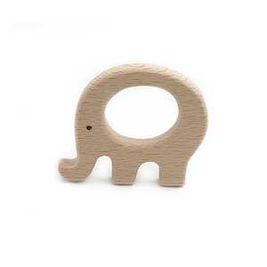 Wooden Teether/Playgym Toy : Elephant