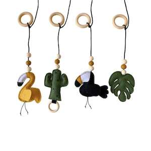 Ecosprout Felt Playgym Toy 4 Pce Set: Toucan