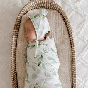 Lunas Treasures: Muslin Bamboo Cotton Wrap : Evergreen