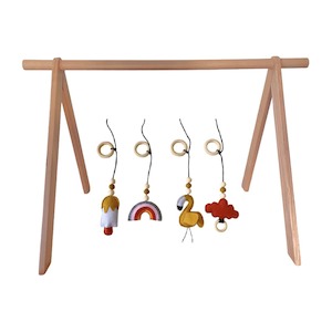 Playgym Bundle with Felted Toy Set : Rainbow