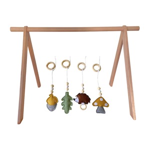 Nursery Bundles: Playgym Bundle with Felted Toy Set : Hedgehog
