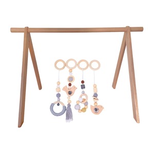 Nursery Bundles: Playgym Bundle with Bell Toy Set : Grey