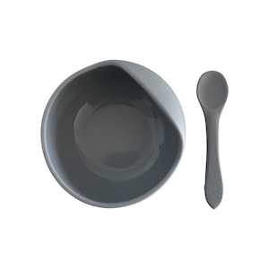 Silicone Scoop Bowl & Spoon : Dove