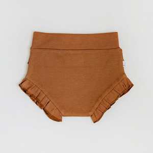 Snugglehunnykids Sale: Organic High Waist Bloomers : Chestnut