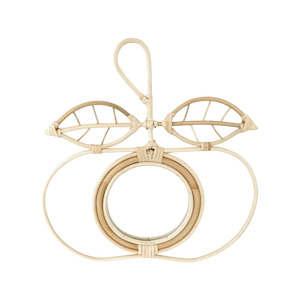 Rattan Wall Art : Apple Mirror Large (Low Stock)