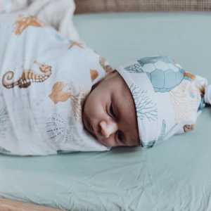 Jersey Wrap & Beanie Set : Nautilus