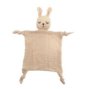 All: Muslin Comforter Bunny : Ivory