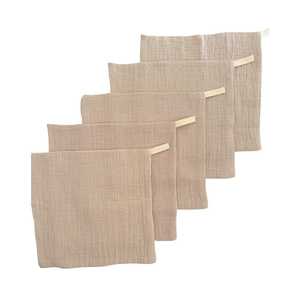 All: Muslin Cloths 5pk: Antique Blush