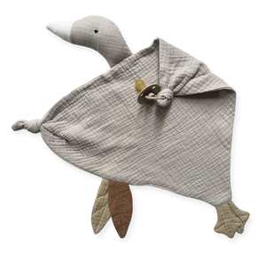 Muslin Goose Comforter : Grey
