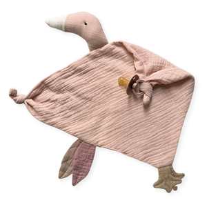 Muslin Goose Comforter : Blush