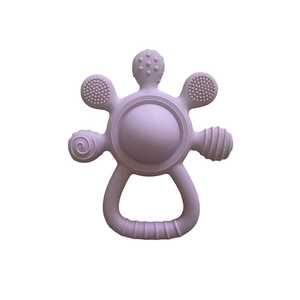Silicone Baby Teether Rattle (0-12 Mths) - Blush