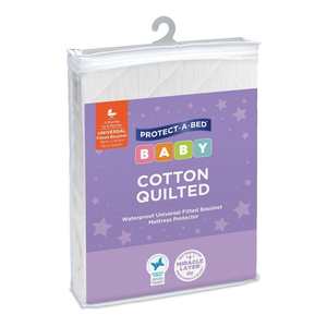 Moses And Change Baskets: Cotton Quilted Mattress Protector : Moses Baskets & Change Pad