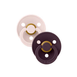 BIBS Pacifier 2Pk Size 2 : Petal / Plum
