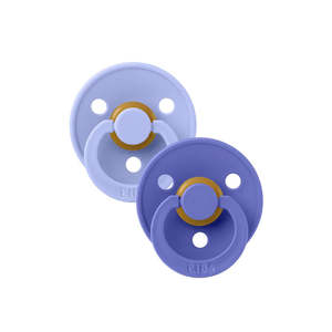 Bibs Dummies Pacifiers Size 2: BIBS Pacifier 2Pk Size 2 : Hush / Grape