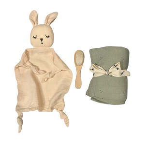 Gift Box : Sage Blanket & Bunny Comforter