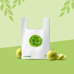 All: Medium Recyclable double Handle Retail Bag - set of 60