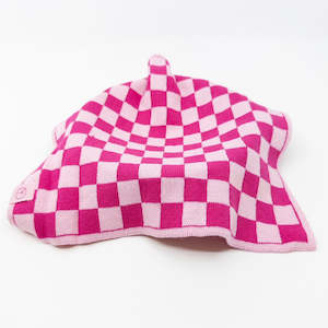 Multi Cloths: Multi Cloth - Raspberry Chequer