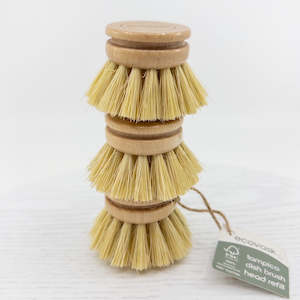 Eco Dish Brushes: Replacement Dish Brush Heads - Tampico 3pk