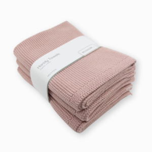 Hand Towels: CLEARANCE Hand Towel 3pk - Demi Pink