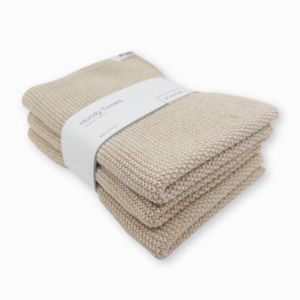 Handy Towels: Hand Towel 3pk - Oatmeal (CLEARANCE)