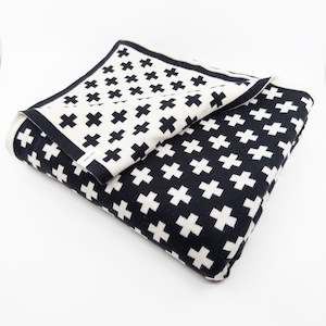 Organic Cotton Throw - Monochrome