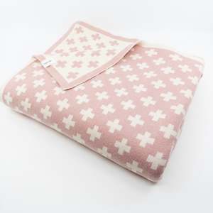 Maxi Throw: Organic Cotton Throw - Peony