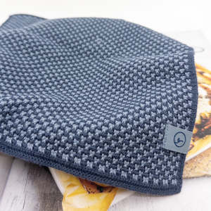 Heritage Dishcloth - Fiordland Blue