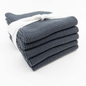 Products: SECONDS Cleaning Cloths - Graphite 5pk