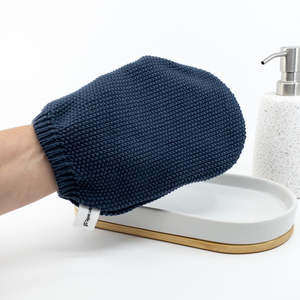 Bath Body: Wash Mitt - Navy