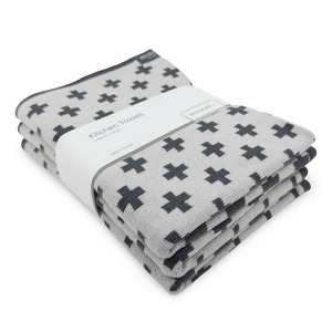 Clearance: Kitchen Towel 3pk - Fog+ (CLEARANCE)