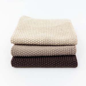 Dishcloth 'Lite' 3pk - Latte