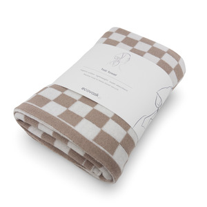 Hair Towel Mini - Hummus Chequer