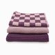 Dishcloth Variety 3pk - Grape Orchid Chequer