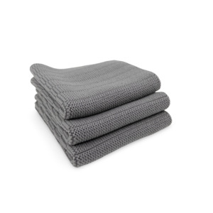 CLEARANCE Dishcloth 3pk - Steel
