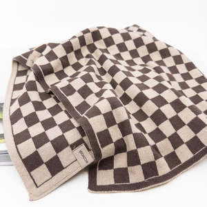 Kitchen Towel | Tea Towel - Chocolate Chequer