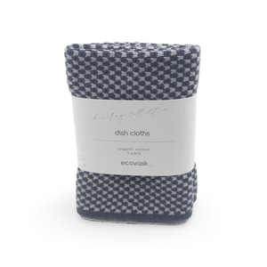 Elements Dishcloth 3pk - Aoraki Stone (Graphite)