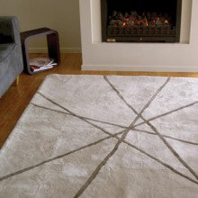 Wool: Shortwool Designer Rug - Lines