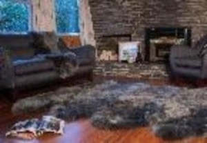 Wool: Natural Sheepskin Rug 8 piece