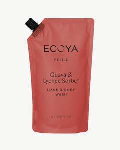 Products: Guava & Lychee Sorbet Hand & Body Wash Refill