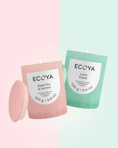 Products: The Floral Metro Candle Duo