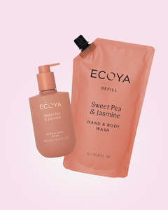 Floral: Sweet Pea & Jasmine Hand & Body Wash & Refill