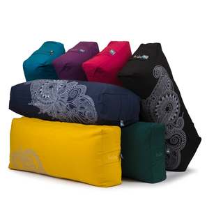 Yoga Bolsters Yoga Props: Rectangular Bolster - Organic Cotton - Henna