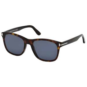 Sunglasses: Tom Ford Eric Polarized Men's Dark Havana Square Sunglasses FT0595-52D-55