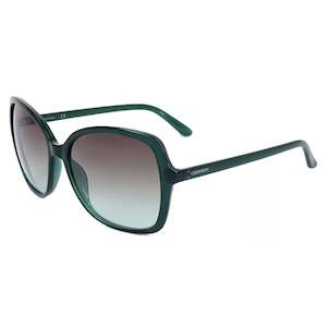Sunglasses: Calvin Klein Women's Milky Emerald Butterfly Sunglasses - CK19561S-360