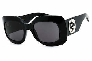 Gucci Eyewear: GUCCI GG1695S 001 Sunglasses Black Frame Gray Lenses 51mm