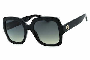 Gucci Eyewear: GUCCI GG1337S 002 Sunglasses Black Frame Gray Lenses 54mm